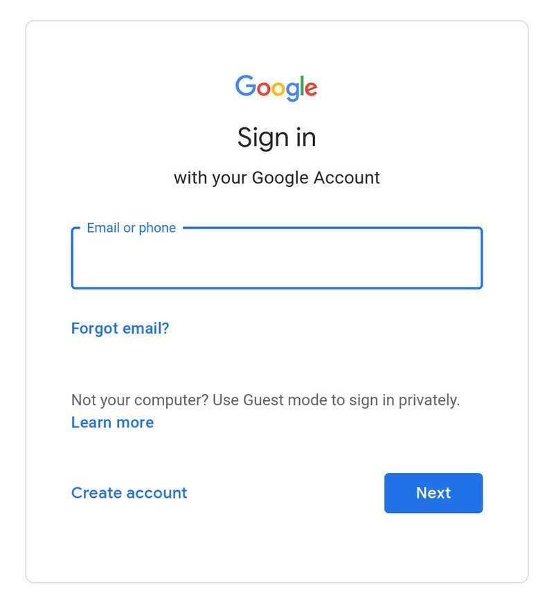 Sign in and get back to work