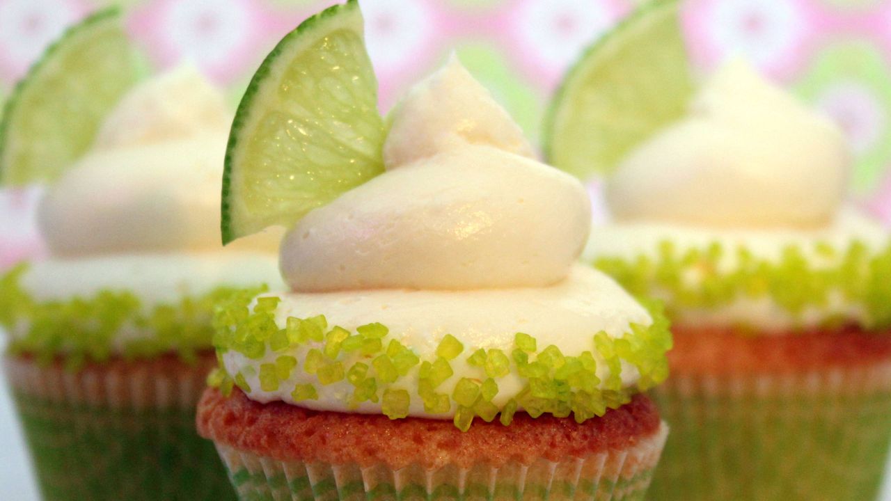 Key lime cupcakes