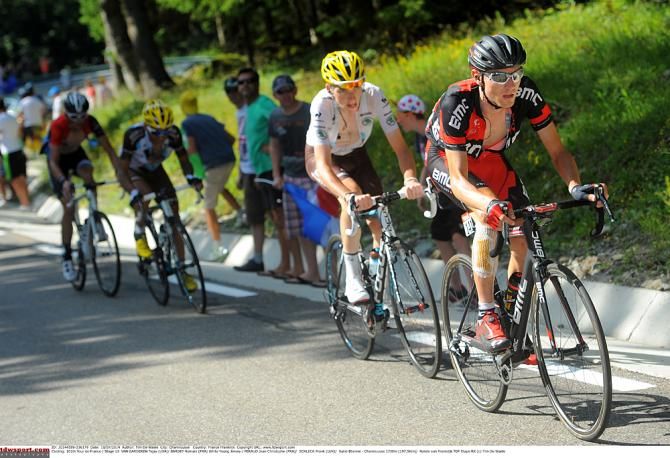 Tejay van Garderen (BMC) tries to chase down the leaders