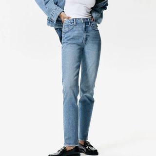 H&M Slim Straight High Ankle Jeans