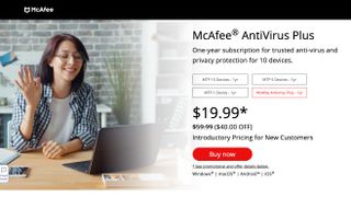 Best antivirus software: McAfee AntiVirus Plus