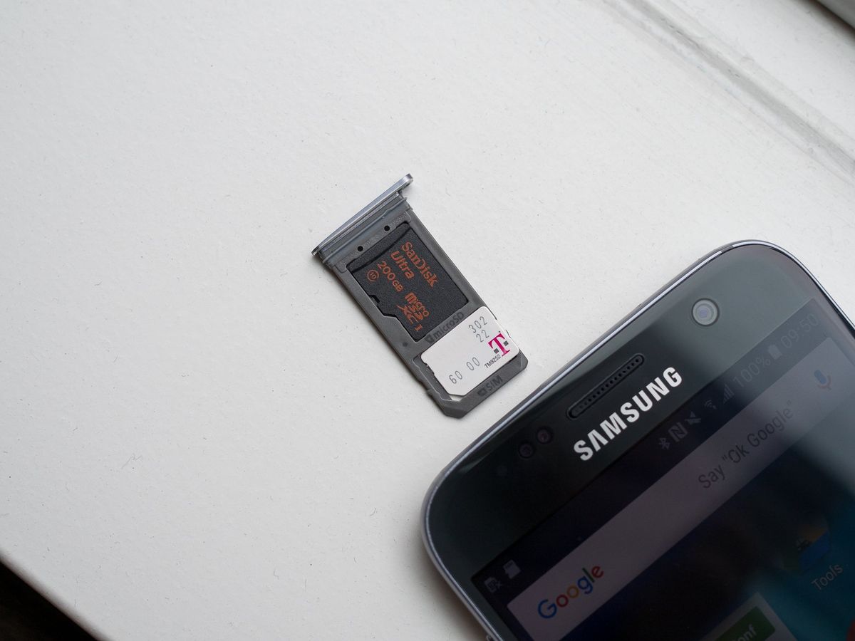 galaxy s7 sd card slot not working