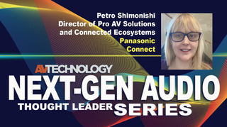 Petro Shimonishi, Director of Pro AV Solutions and Connected Ecosystems at Panasonic Connect
