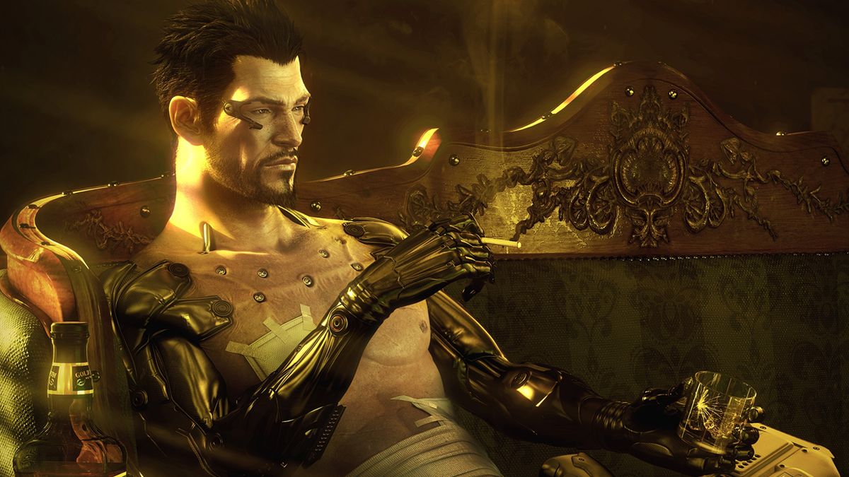 Adam Jensen relaxing 