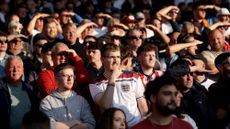  Fans of England look on during the international friendly match between England and Senegal 
