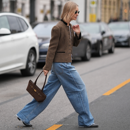 Wide leg jeans