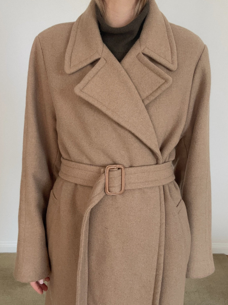 Herm&amp;Egrave;s by Margiela Aw2003 Camel Hair Coat