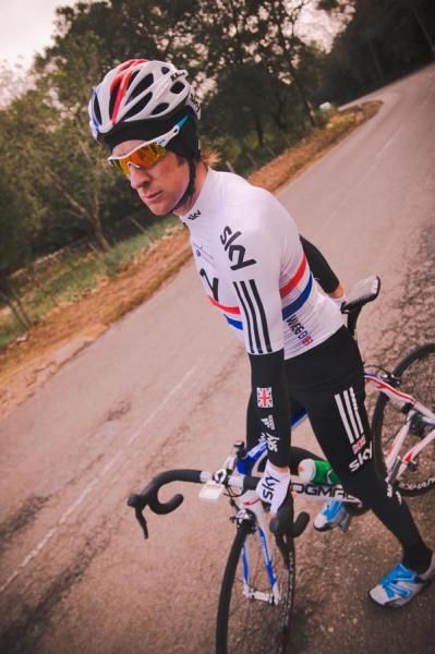 Tour de France contender, Bradley Wiggins (Team Sky)