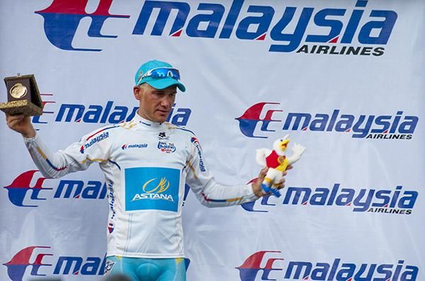 Alexsandr Dyachenko (Astana) is the new leading Asian rider in the race.