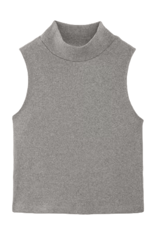 The Ribbed Mockneck Tank (Was $35) 