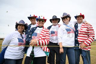 American fans enjoy the Open at Royal Troon