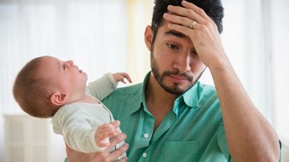 Parent with baby, Aldi baby wipes