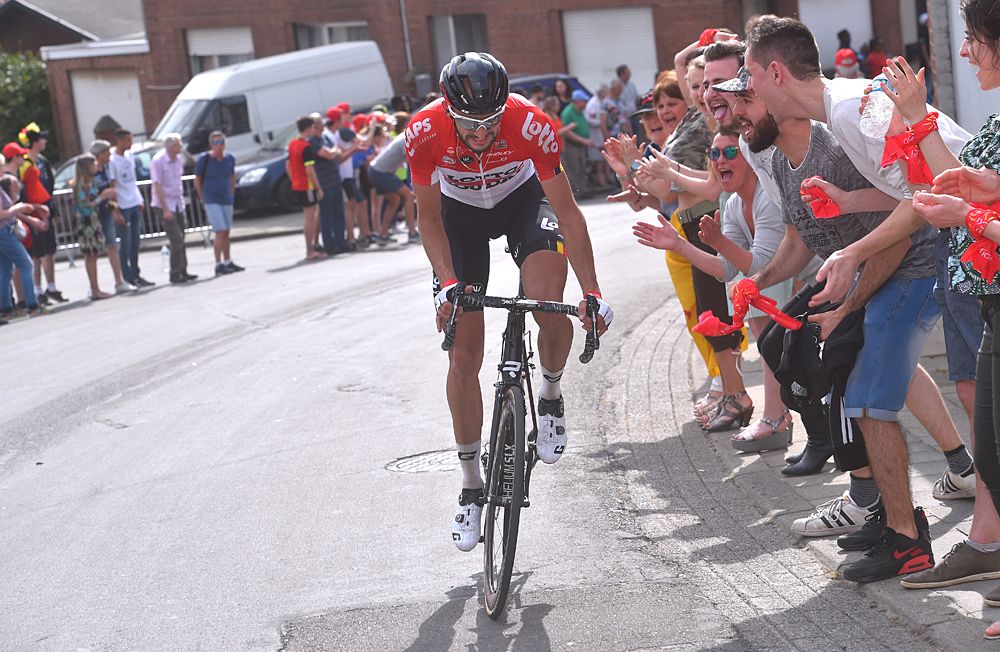 Jelle Vanendert at Liege-Bastogne-Liege 2018