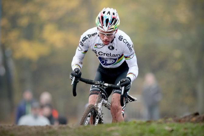 Sven Nys (Crelan-KDL) en route to his fourth GP Hasselt victory