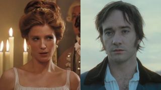 From left to right: Kelly Reilly and and Matthew Macfadyen in Pride and Prejudice.