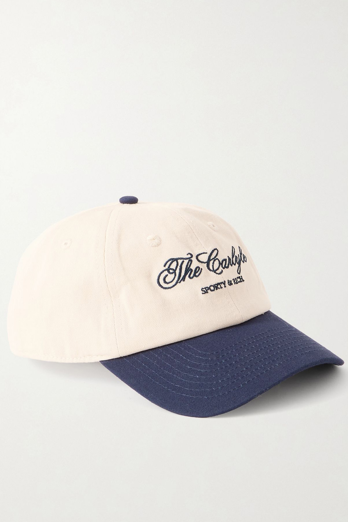 + Carlyle Embroidered Cotton-Twill Baseball Cap