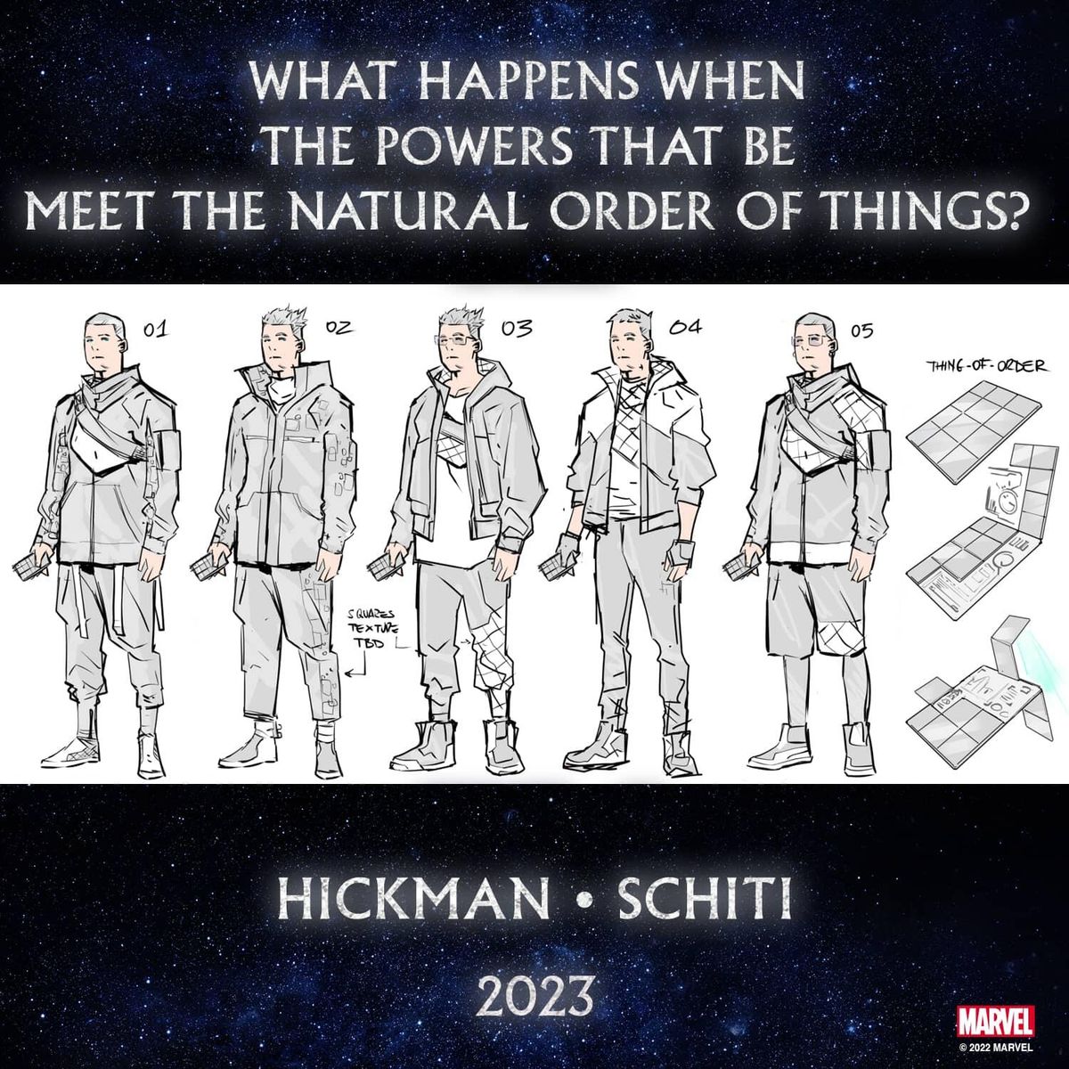 Valerio Schiti mystery character designs