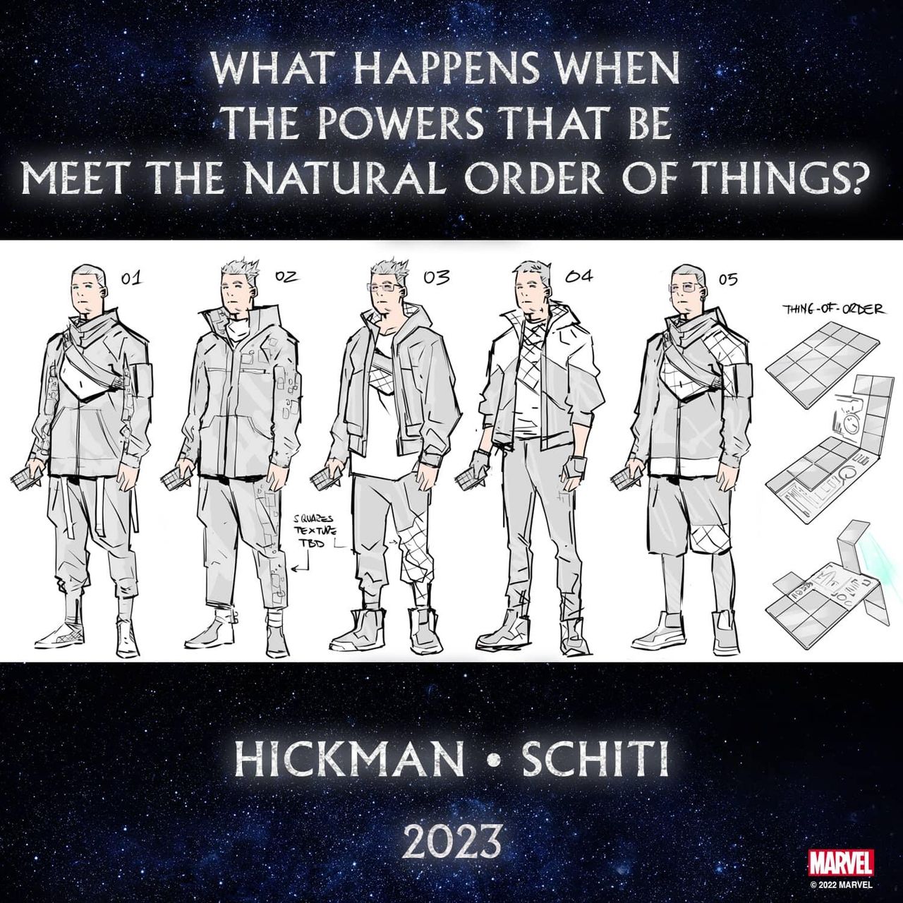 Valerio Schiti mystery character designs