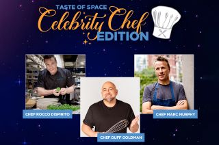 NASA's Kennedy Space Center Visitor Complex will host "Taste of Space: Celebrity Chef Edition" with Rocco DiSpirito, Duff Goldman and Marc Murphy.