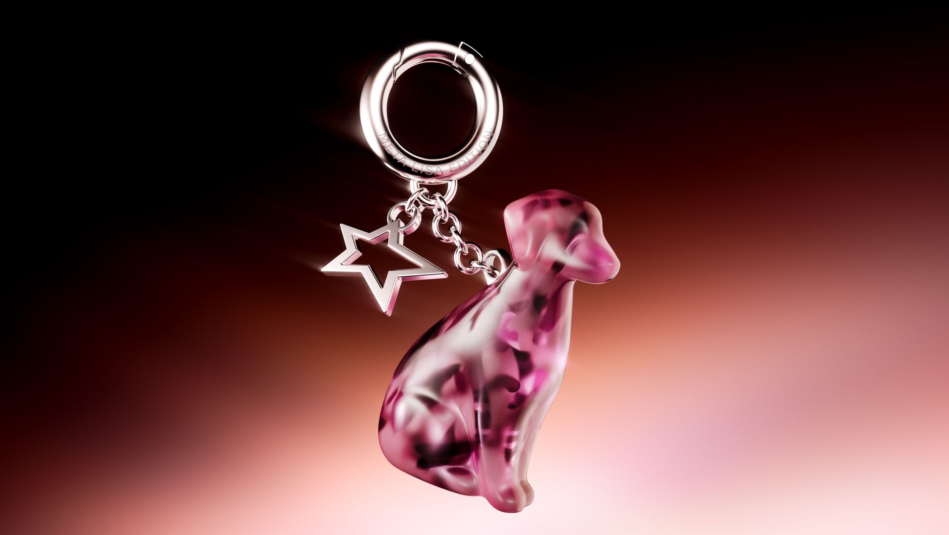 The Meta Lisa Glasses, and its cat and dog charms