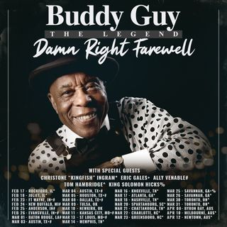 Buddy Guy Damn Right Farewell Tour poster