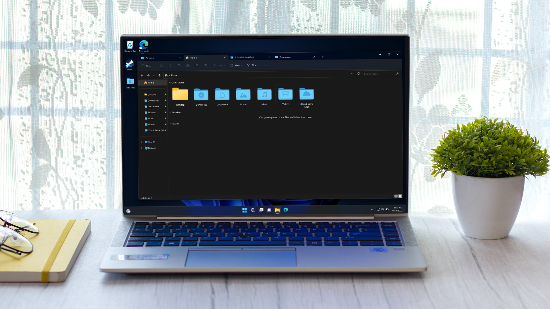 Registerkarten des Datei-Explorers in Windows 11