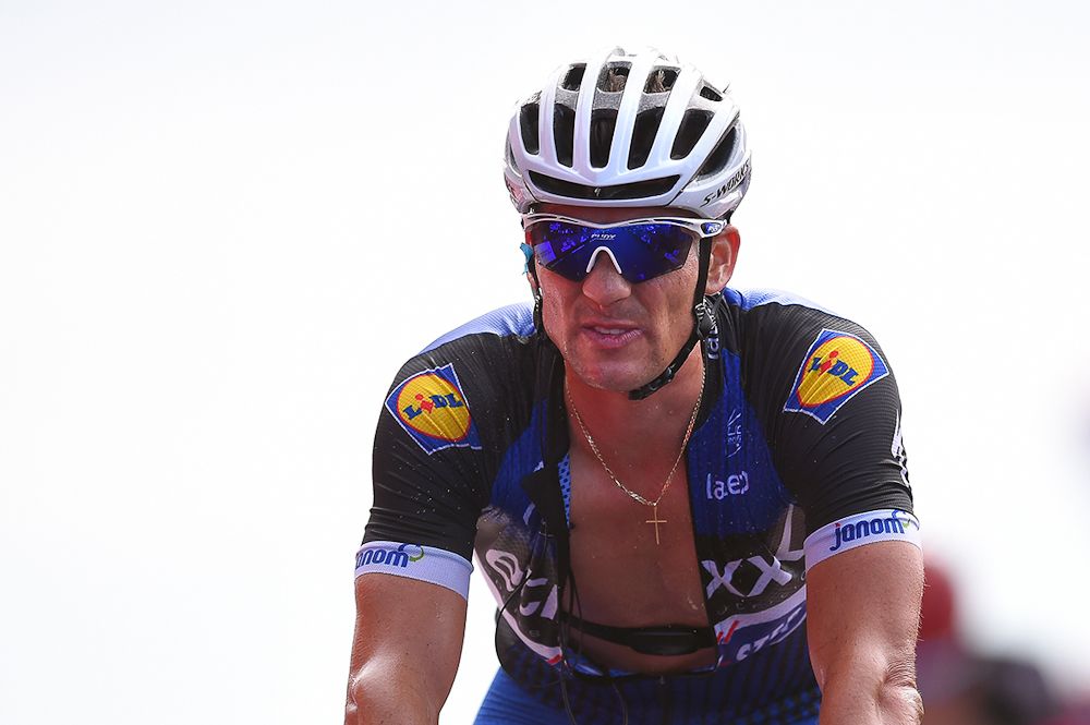Zdenek Stybar finishes the Vuelta's fourth stage