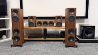 A photograph of a speaker from the Paradigm Premier v2 5.1 package