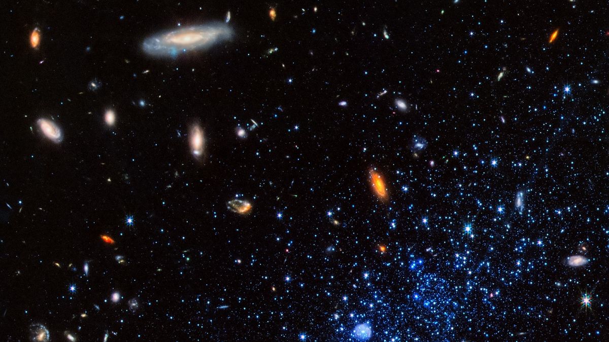 An image of a galaxy