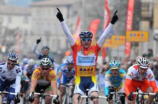 Borut Bozic (Vacansoleil Pro Cycling Team) is two-for-two at Etoile de Bessèges.