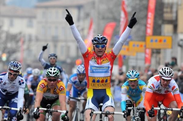 Borut Bozic (Vacansoleil Pro Cycling Team) is two-for-two at Etoile de Bess&egrave;ges.