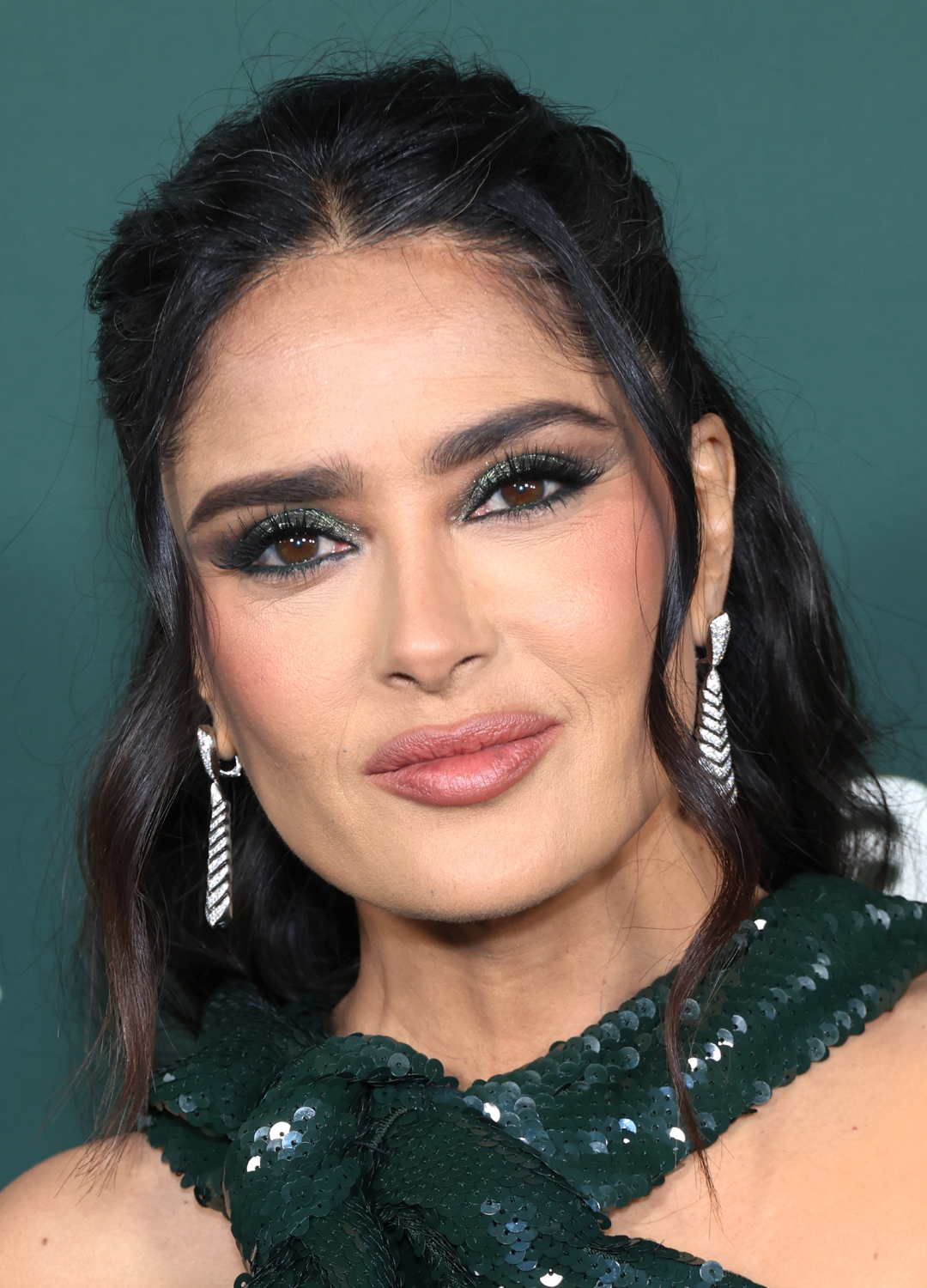 Salma Hayek attends the 2023 Baby2Baby Gala Presented By Paul Mitchell at Pacific Design Center on November 11, 2023 in West Hollywood, California