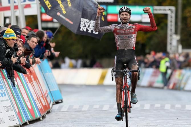 Mathieu van der Poel wins the Superprestige U23 race