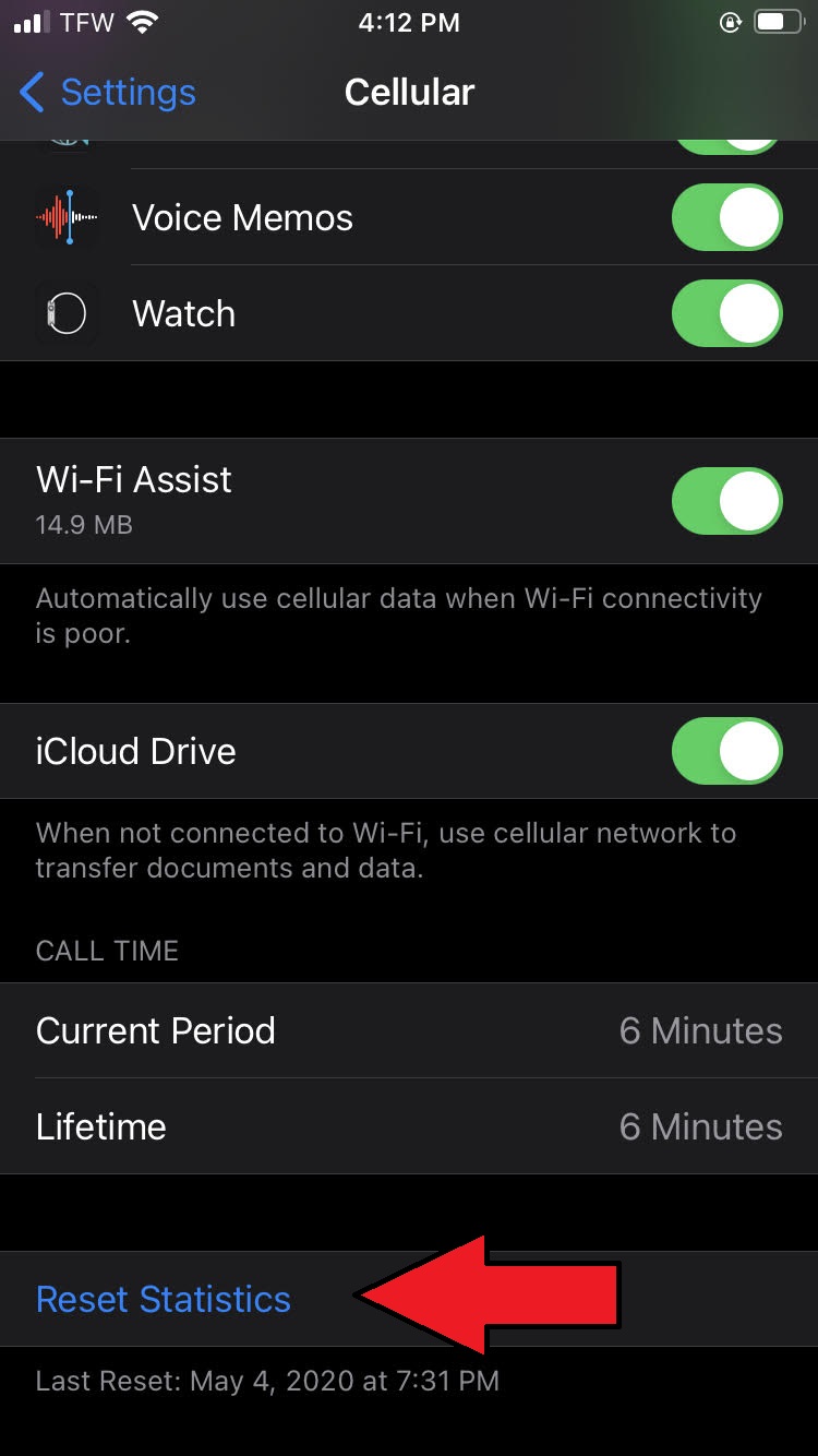 How to check data usage on iPhone