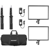 Neewer key light 2-pack | 2x 13-inch key light panels | 2x stands | 2x power plugs | Carry bag | 3200K – 5600K | $169.99 $90.99 at Amazon (save $79)