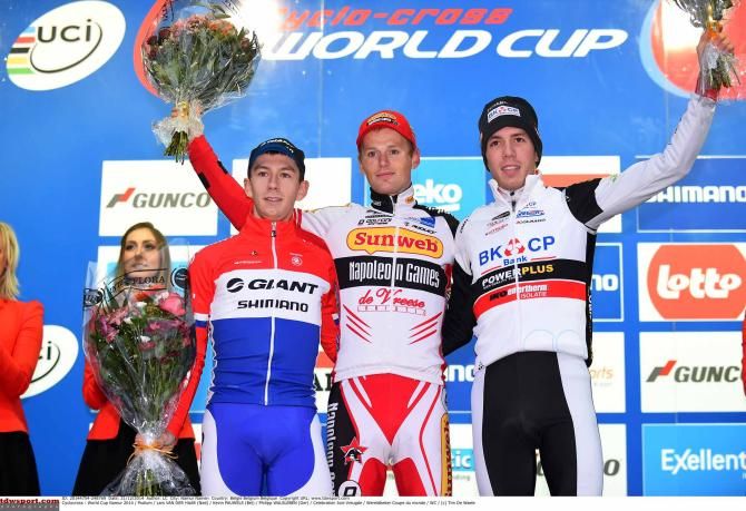 Kevin Pauwels (Sunweb-Napoleon Games) beat Lars van der Haar and Philipp Walsleben.