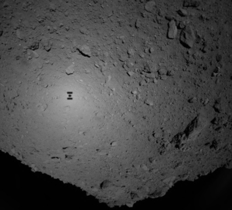 Hayabusa2 Shadow on Ryugu