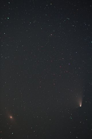 Comet Pan-STARRS and M31