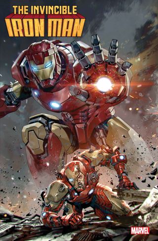 Invincible Iron Man #8 cover art