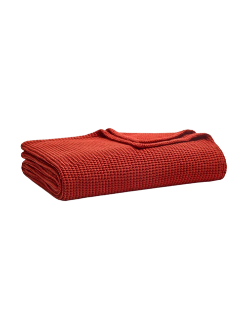 Dreamweave Waffle Bed Blanket in Spice