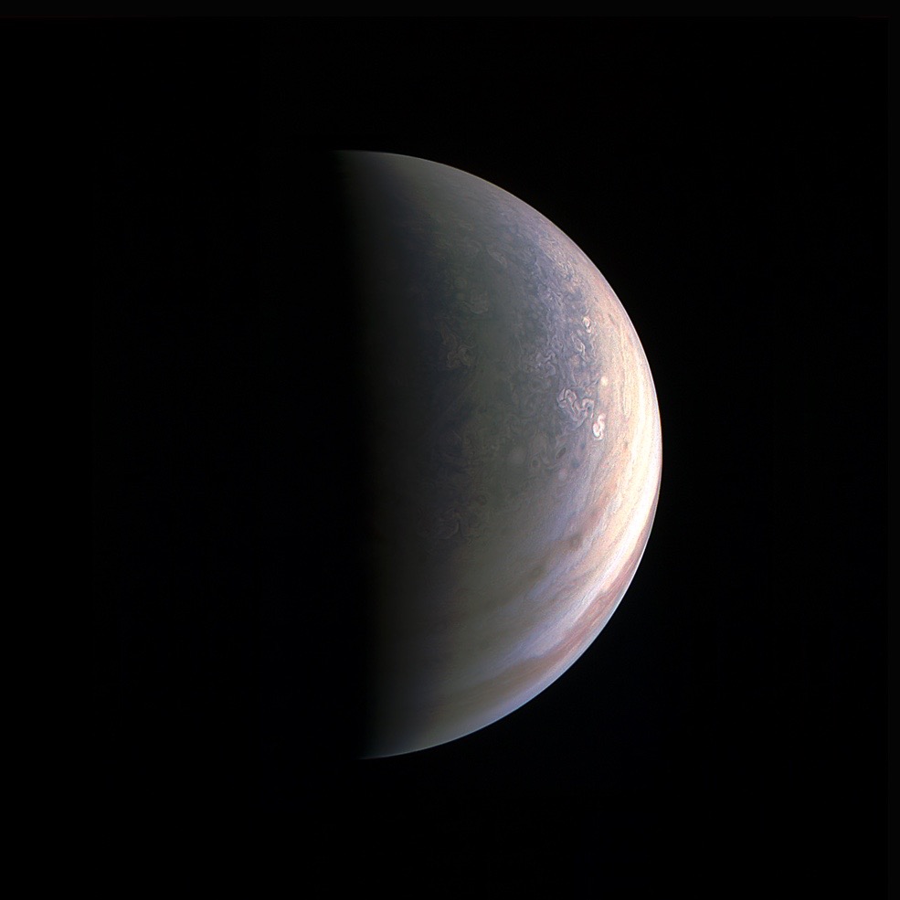 Juno View of Jupiter&#039;s North Pole