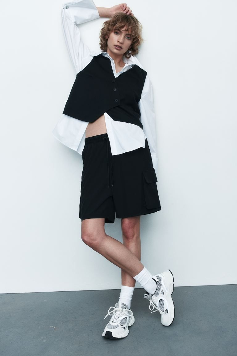 Asymmetric-Front Suit Waistcoat
