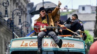 U2 guitarist Dave Evans, known as The Edge