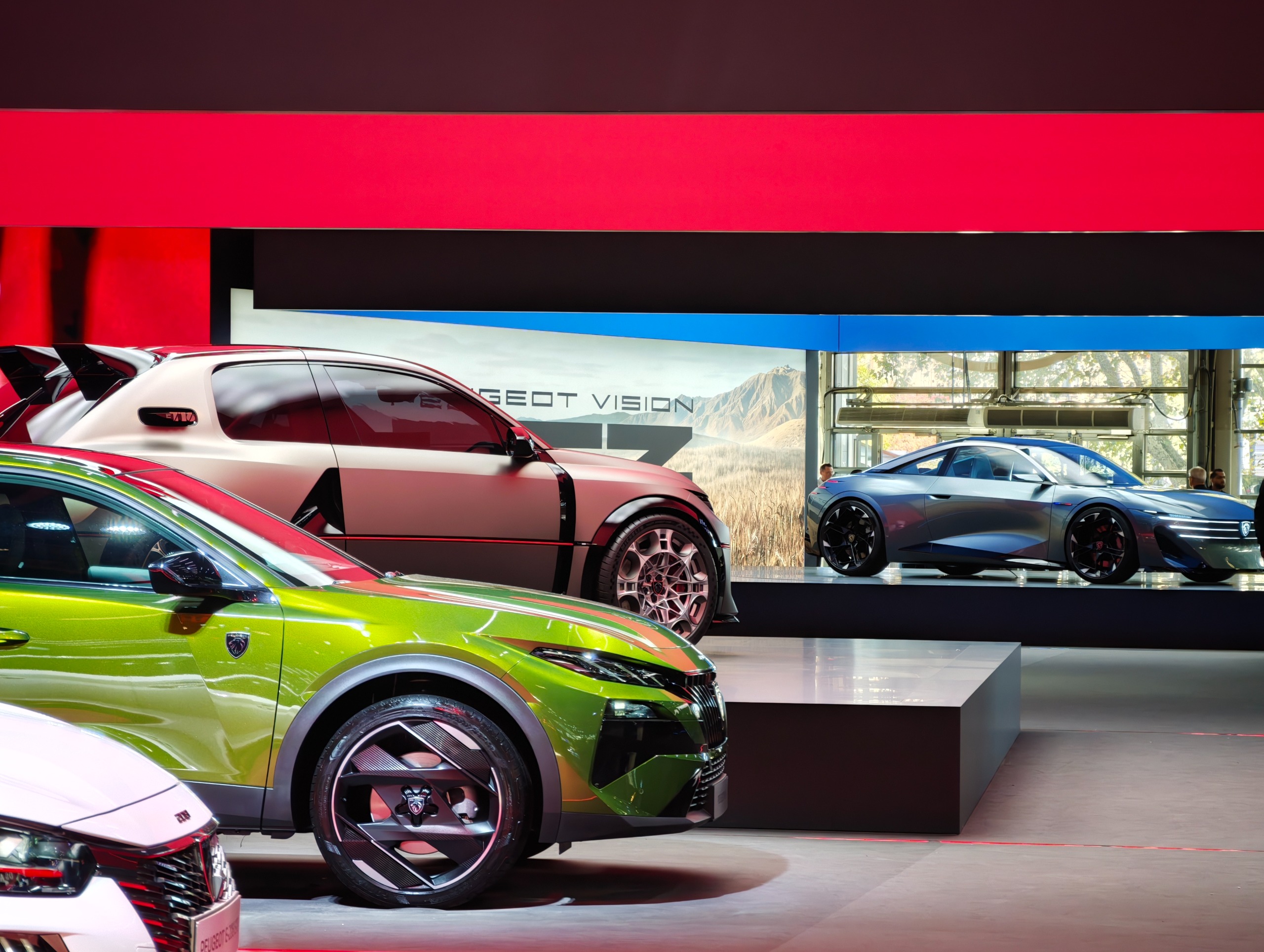 The Peugeot stand at Paris 2026