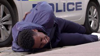 James Bailey is attacked in Coronation Street.