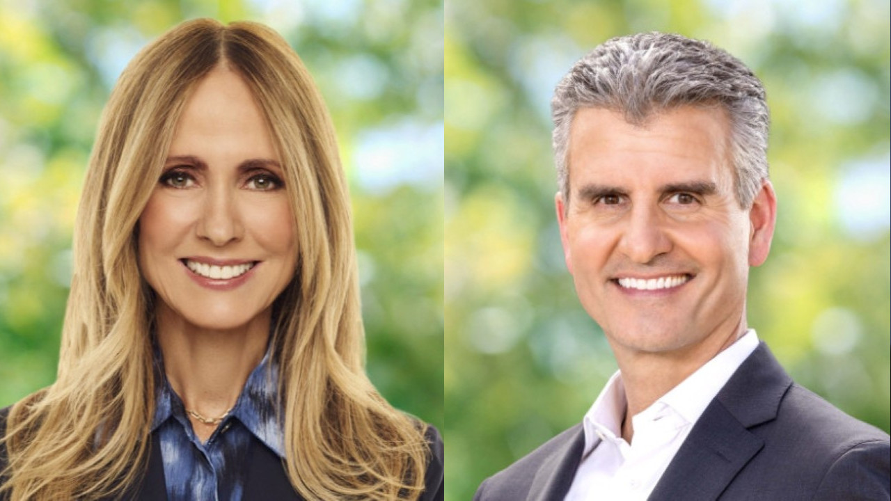 headshots of Dana Walden and Josh D'Amaro