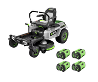 EGO POWER+ Z6 42-in Lithium Ion Electric Riding Lawn Mower