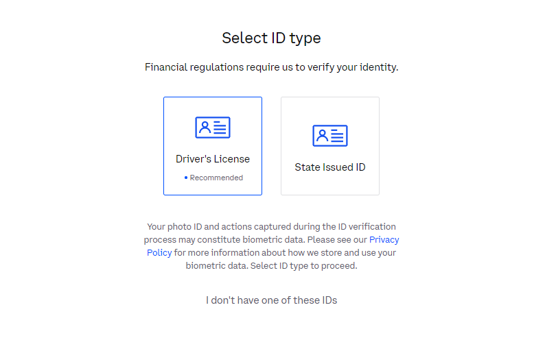 Screenshot of the identity verification required to earn learning rewards