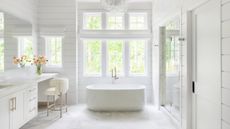 white bathroom