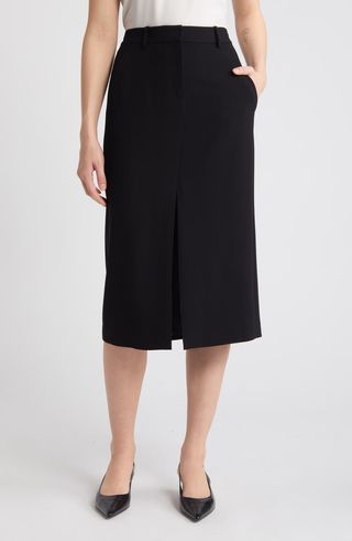 Front Slit Pencil Skirt